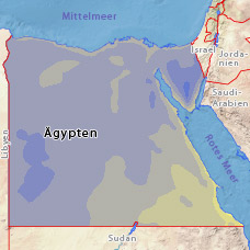 Mittlere Temperaturen in Ägypten im Monat Januar Mittlere Temperaturen Januar