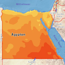 Höchste Temperaturen in Ägypten im Monat Mai Höchste Temperaturen Mai