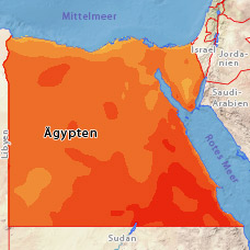 Höchste Temperaturen in Ägypten im Monat Juli Höchste Temperaturen Juli