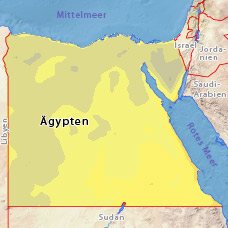 Niedrigste Temperaturen in Ägypten im Monat Juni Niedrigste Temperaturen Juni
